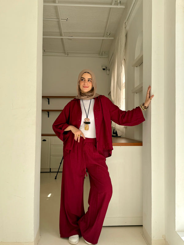 Move Set burgundy