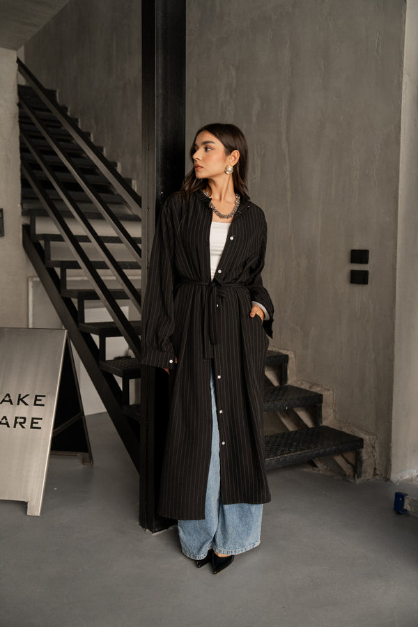 Bela Shirt dress Black