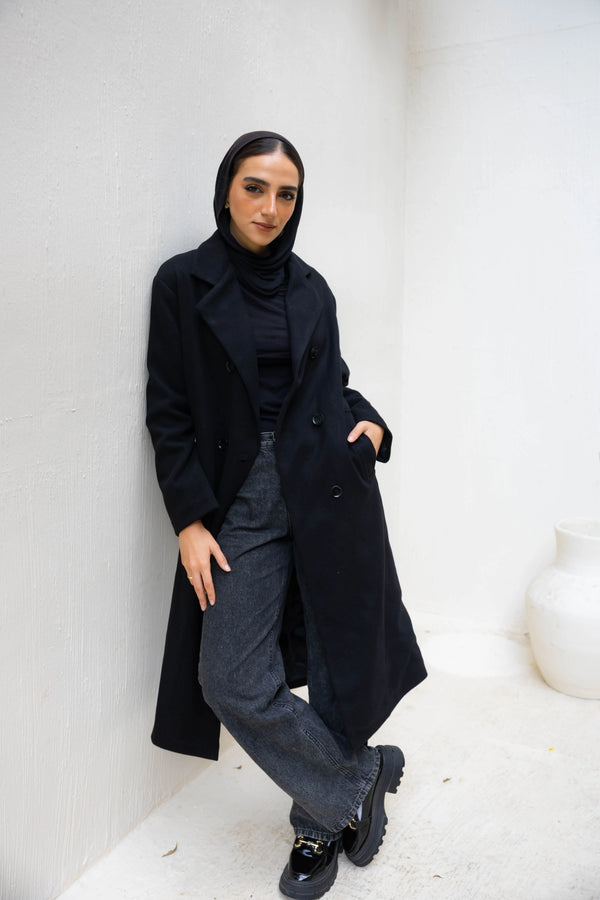 The Oslo Coat Black