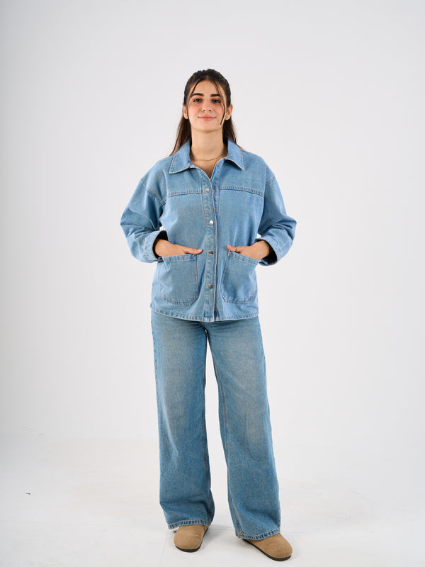 Jeans Jacket-Light Blue
